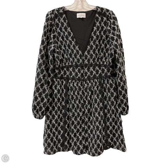 Dress Casual Midi By Cma In Black, Size: L