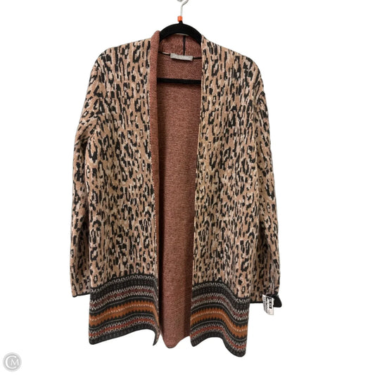 Sweater Cardigan Designer By Neiman Marcus In Multi-colored, Size: L