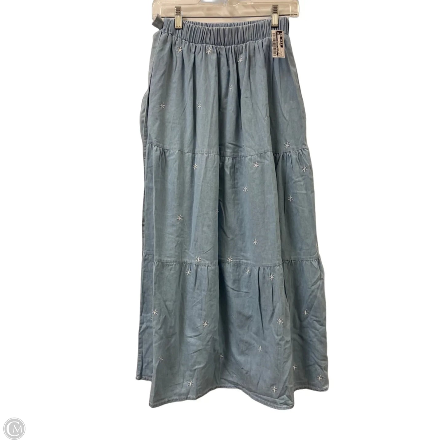 Skirt Maxi By Clothes Mentor In Blue, Size: 12