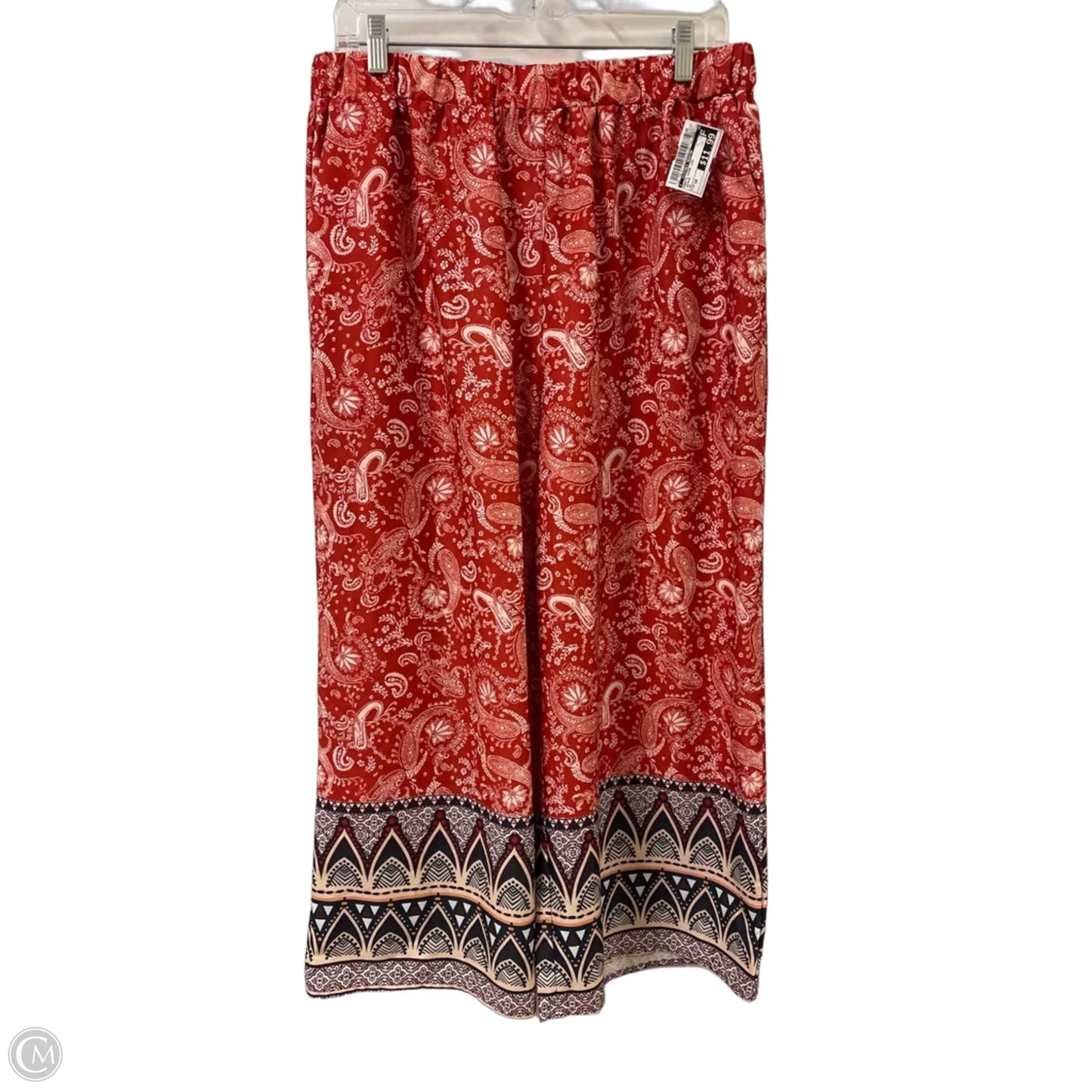 Pants Wide Leg By Clothes Mentor In Orange, Size: 18
