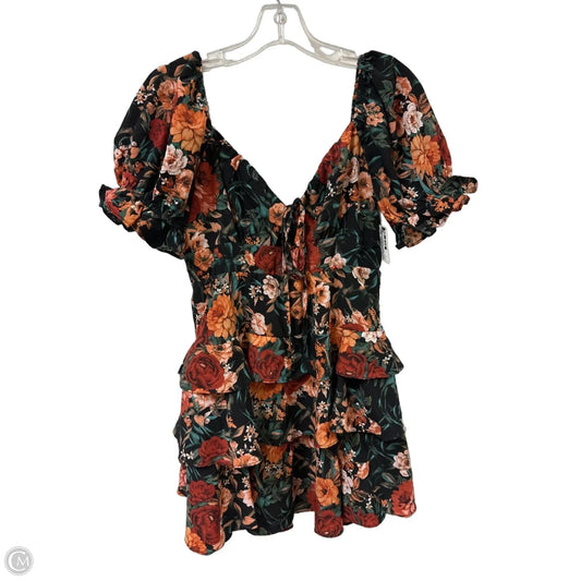 Dress Casual Short By Buddy Love In Floral Print, Size: S