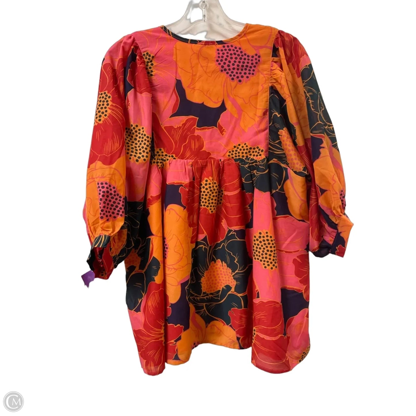 Top Long Sleeve By J.marie In Floral Print, Size: M