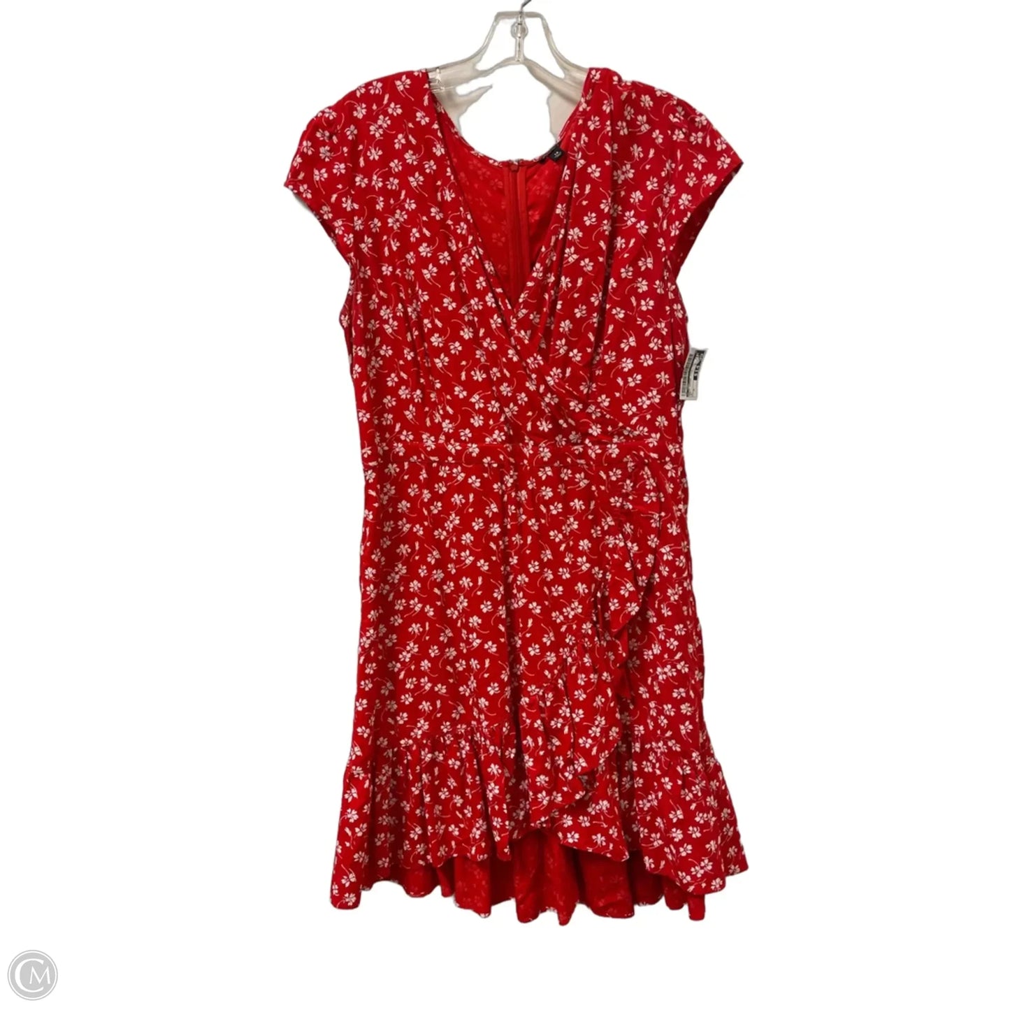 Dress Casual Midi By J. Crew In Red, Size: Xl