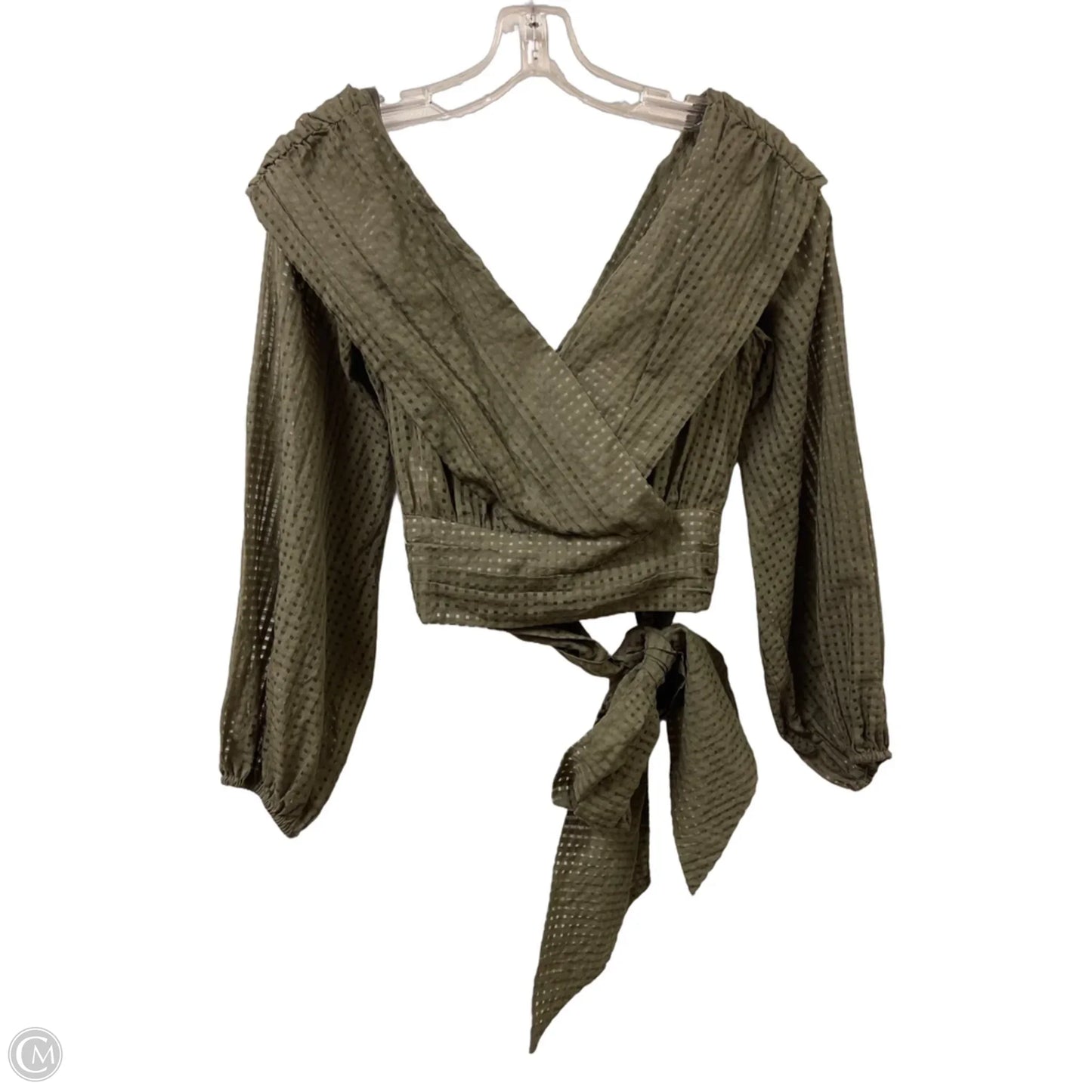 Top Long Sleeve By Maeve In Green, Size: Xs