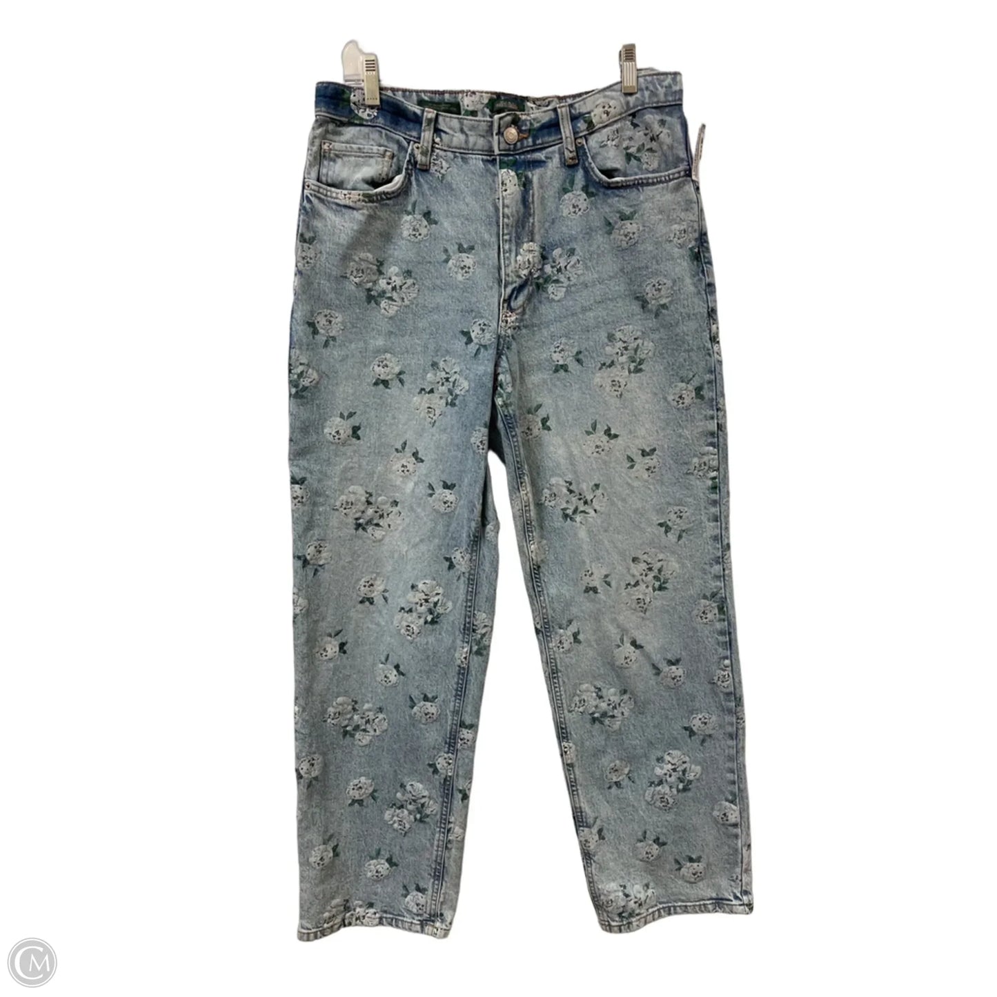 Jeans Straight By Wild Fable In Floral Print, Size: 10