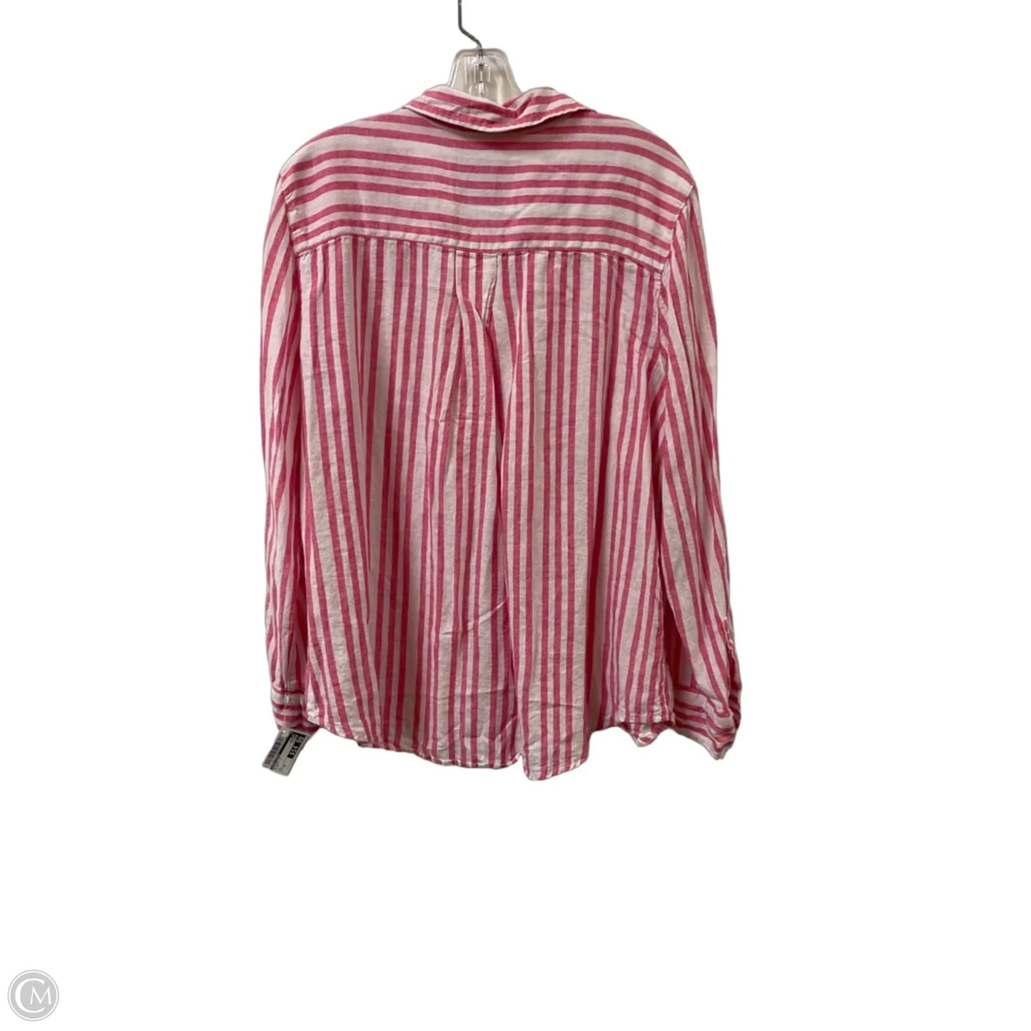Blouse Long Sleeve By Lola River In Pink, Size: Xl
