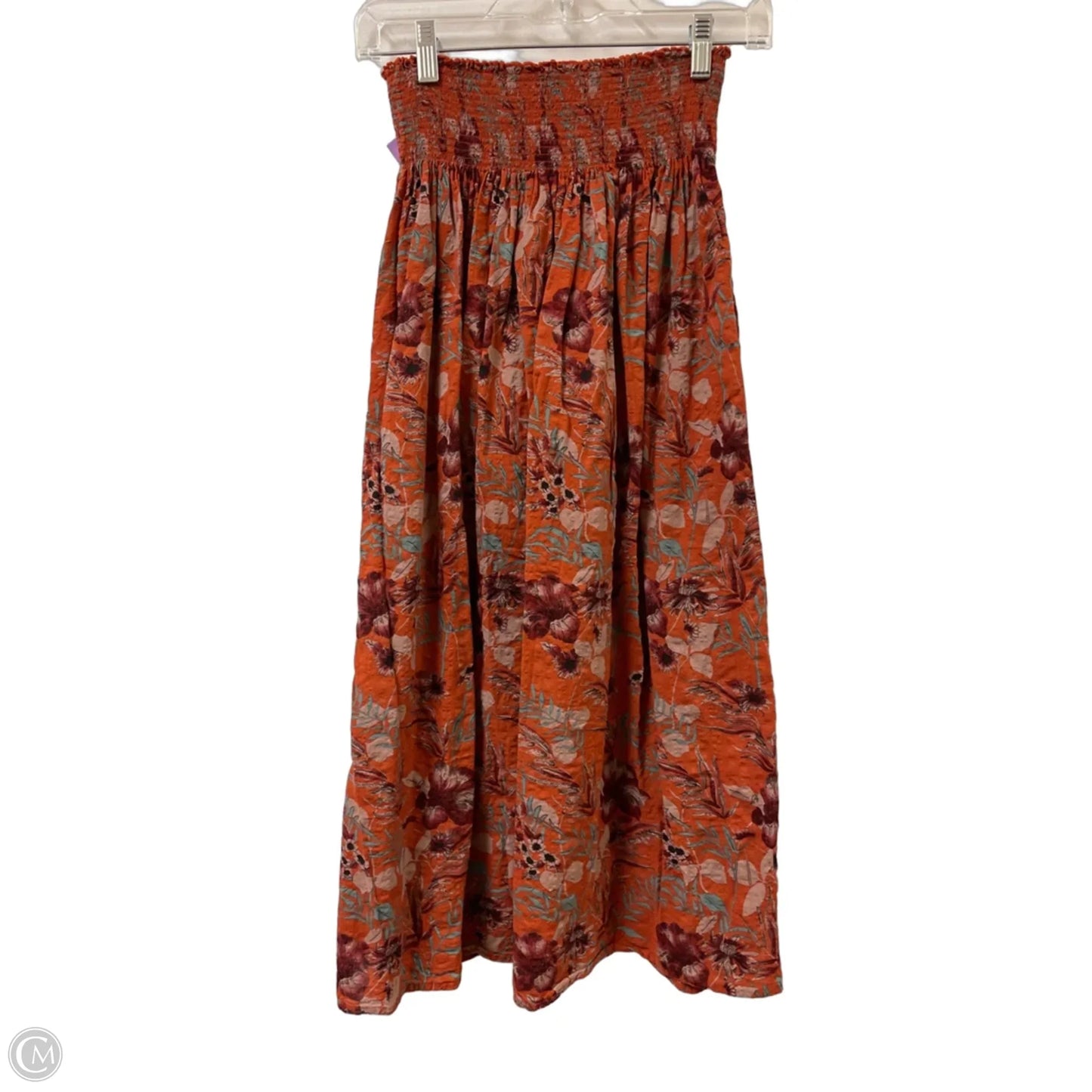 Skirt Midi By Natural Life In Orange, Size: 8