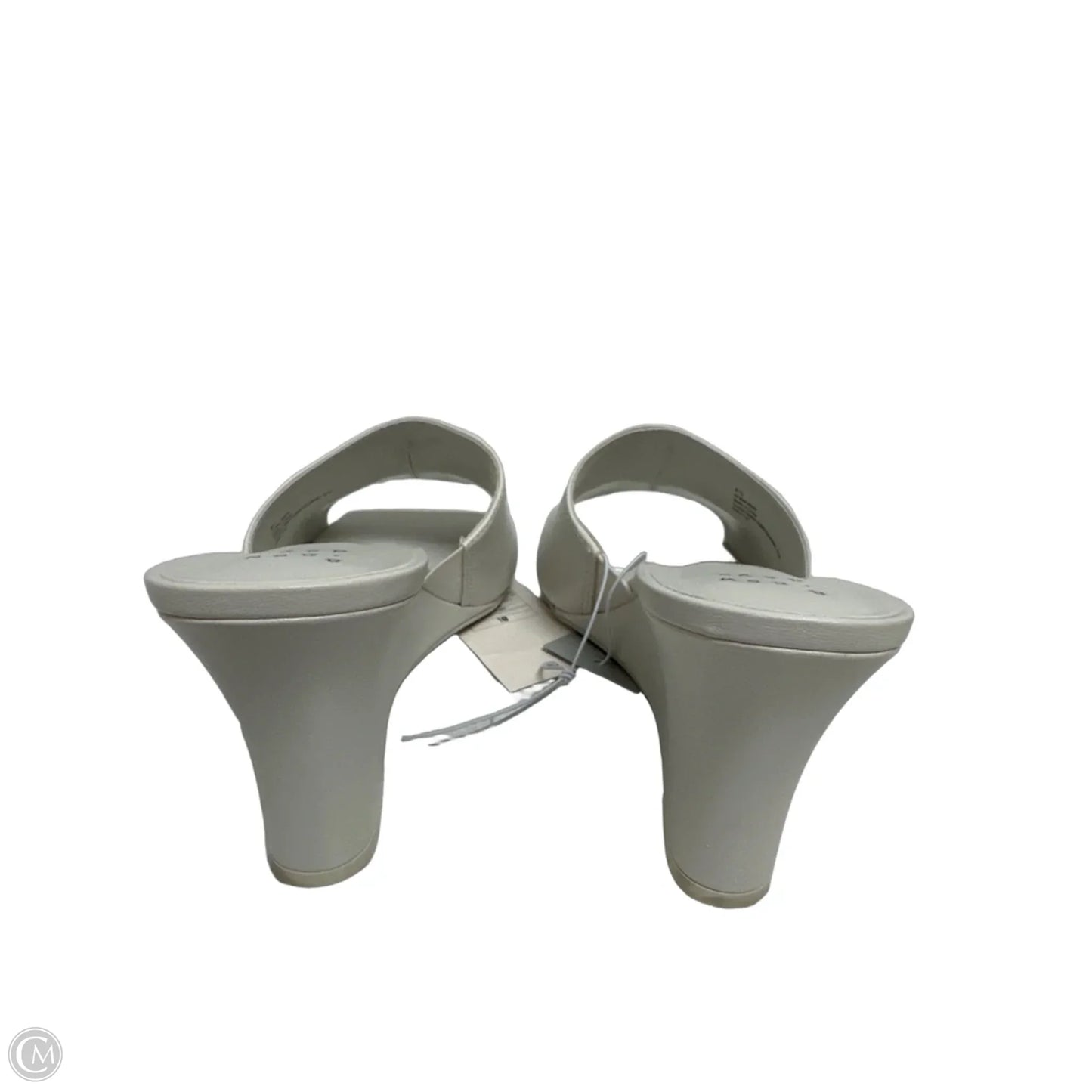 Sandals Heels Wedge By A New Day In White, Size: 8.5