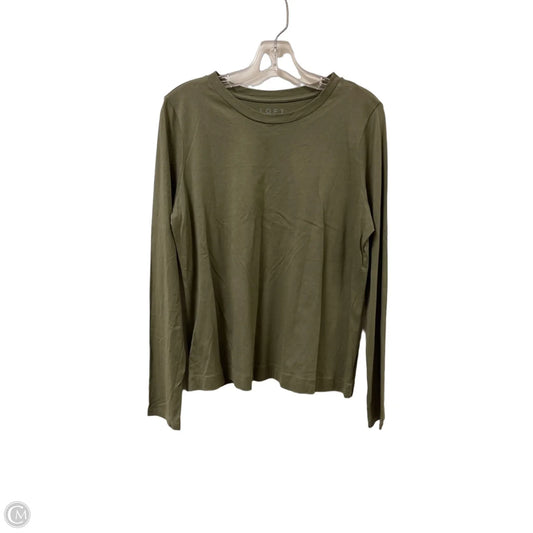 Top Long Sleeve By Loft In Green, Size: L