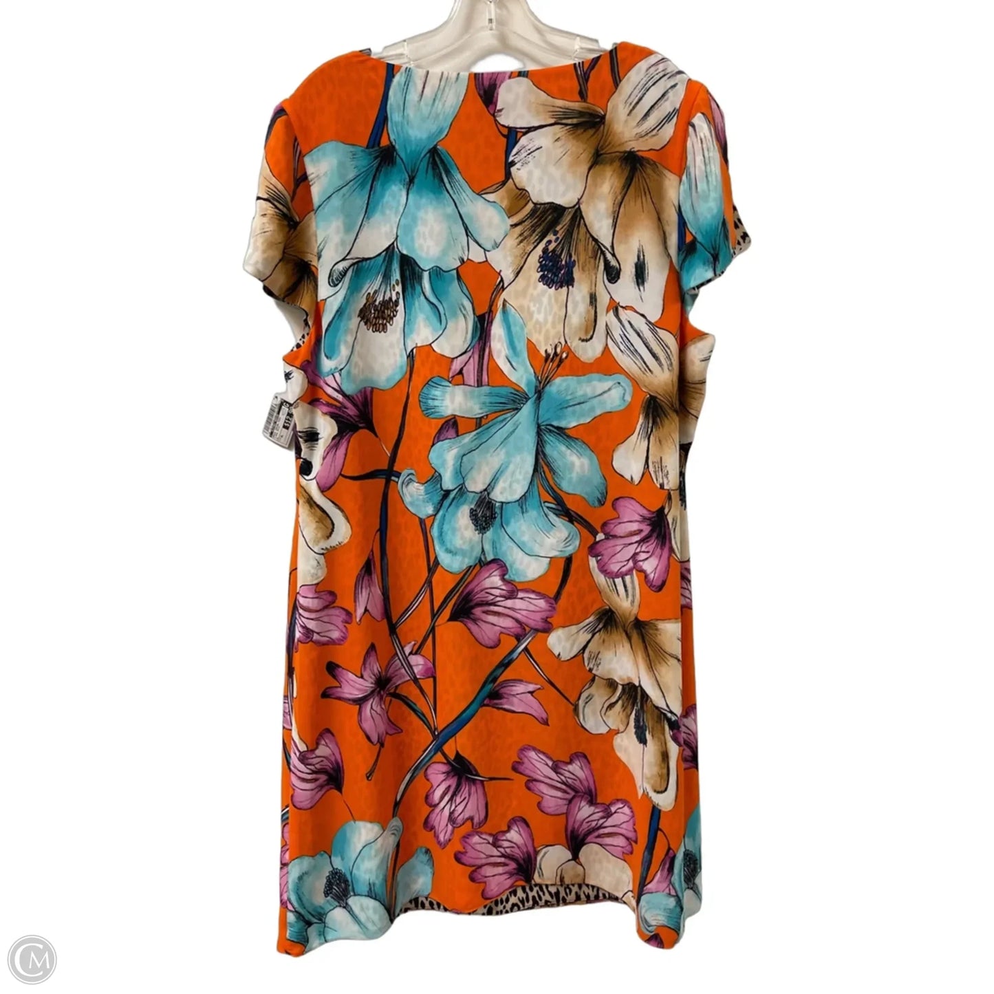 Dress Casual Midi By Clothes Mentor In Floral Print, Size: Xl