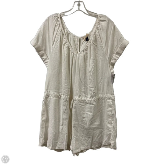 Romper By Universal Thread In Cream, Size: 1x