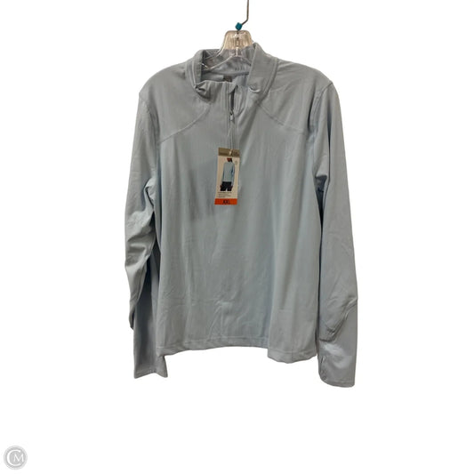 Athletic Sweatshirt Collar By Mondetta In Blue, Size: 1x