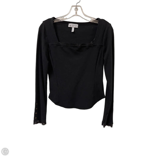 Top Long Sleeve By Jessica Simpson In Black, Size: S