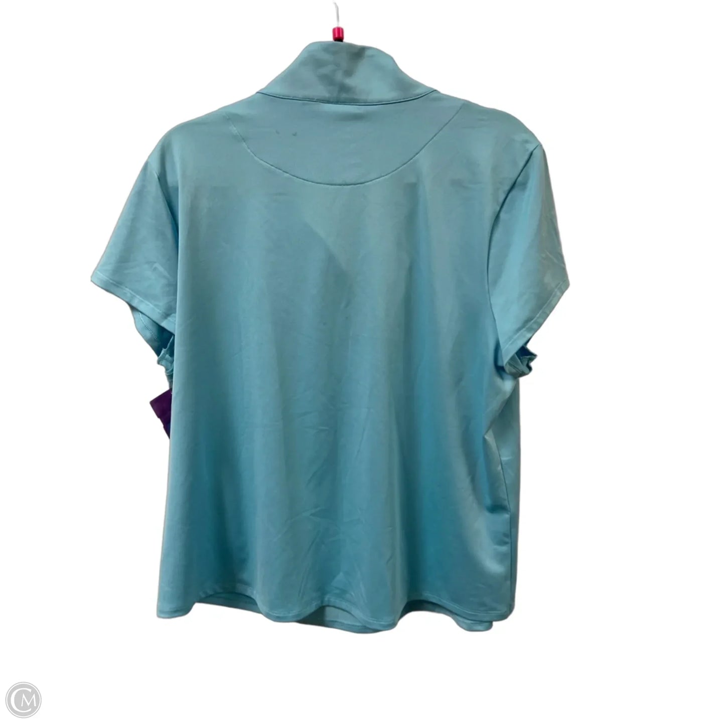Top Short Sleeve By Chicos In Blue, Size: Xl