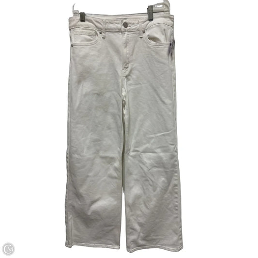 Jeans Wide Leg By Clothes Mentor In White, Size: 10