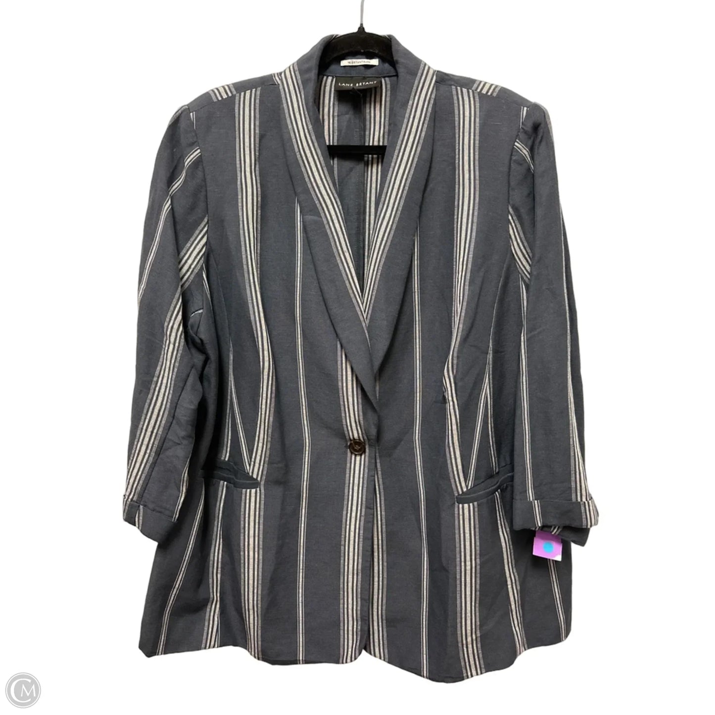 Blazer By Lane Bryant In Blue, Size: 2x