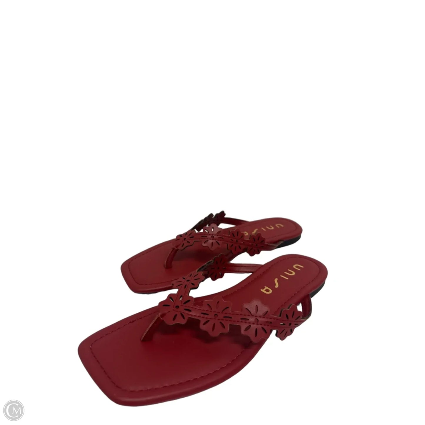 Sandals Flip Flops By Unisa In Red, Size: 8.5
