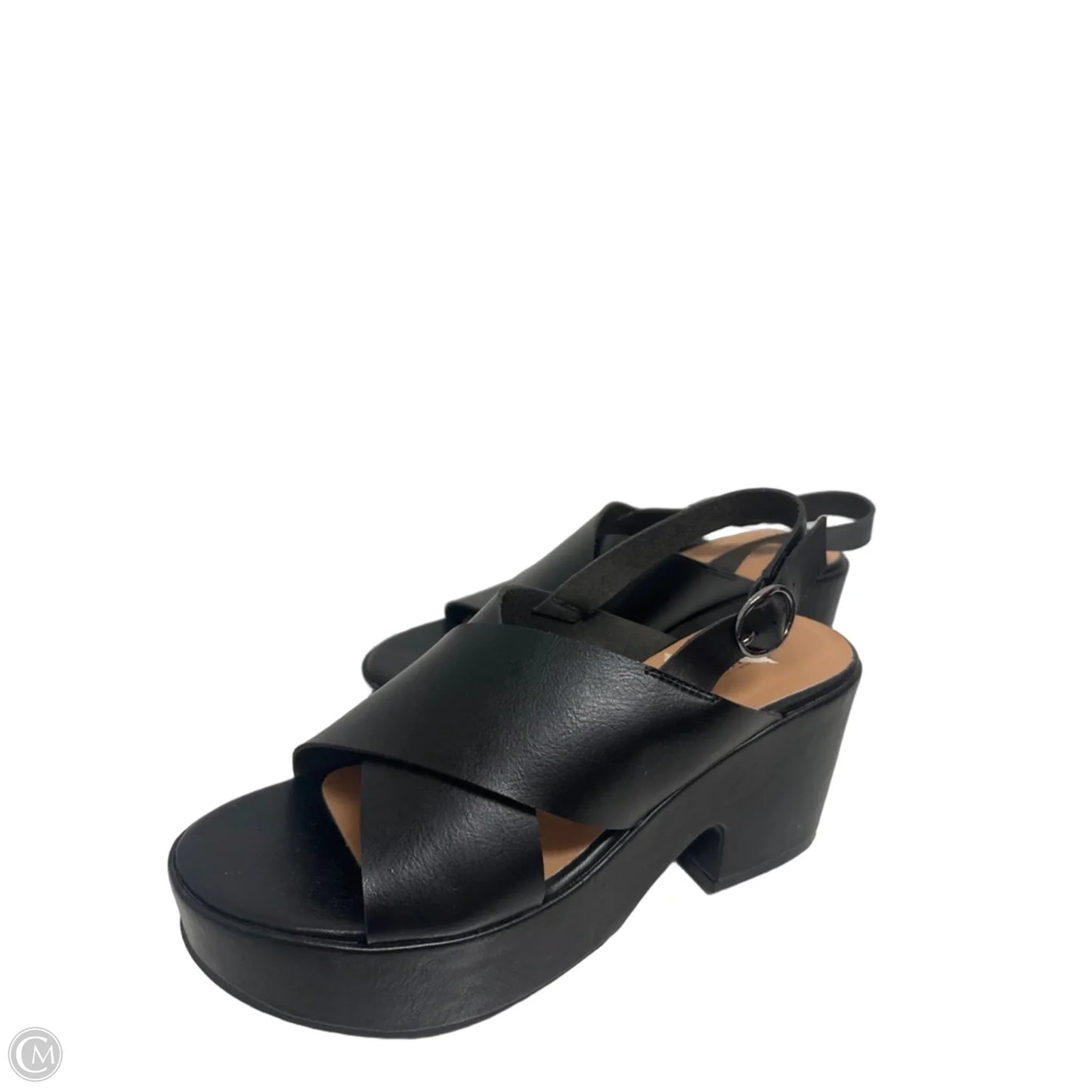 Sandals Heels Block By Seychelles In Black, Size: 10