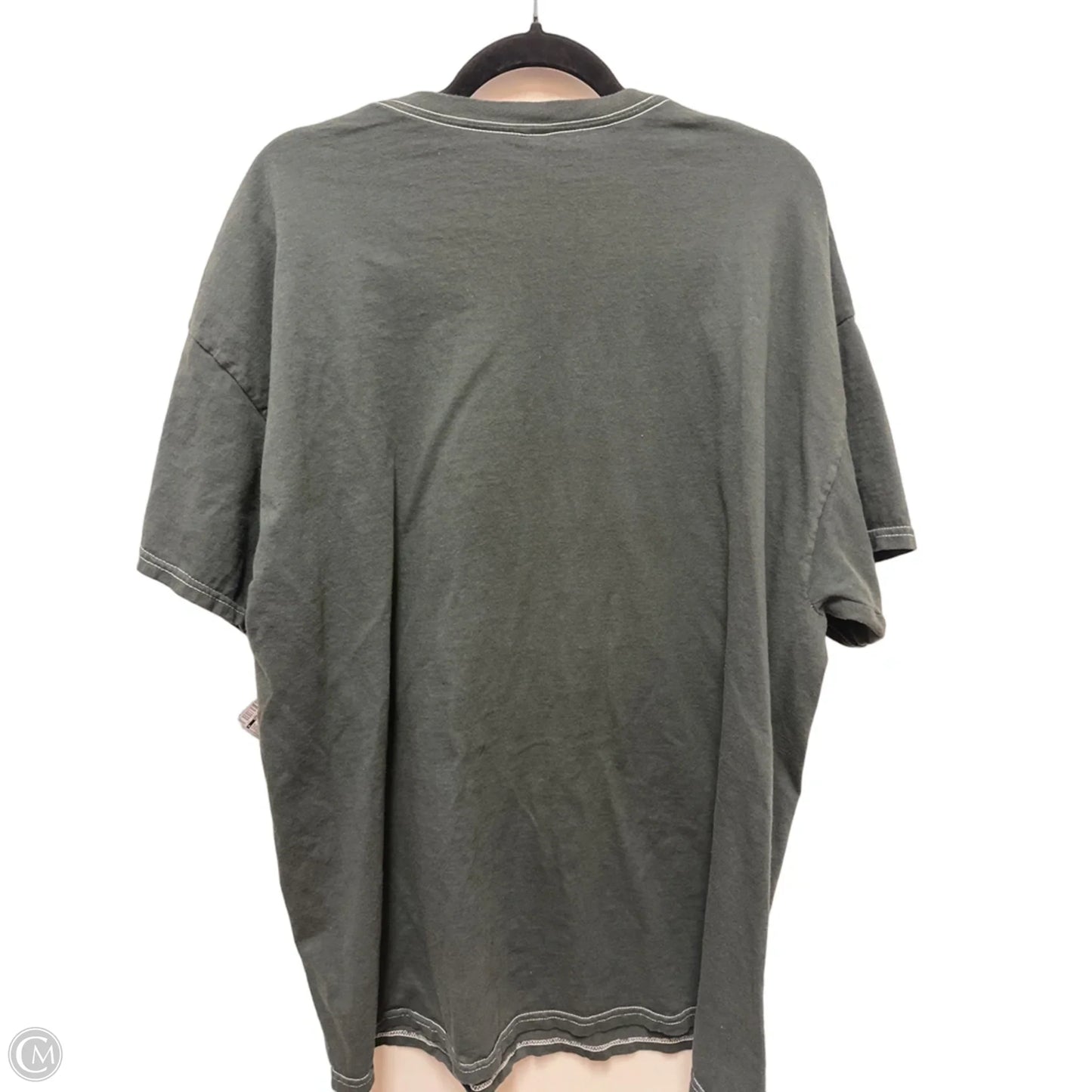 Top Short Sleeve By Clothes Mentor In Grey, Size: L
