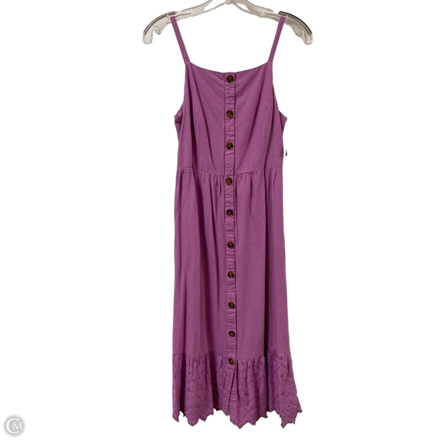 Dress Casual Midi By Old Navy In Purple, Size: S