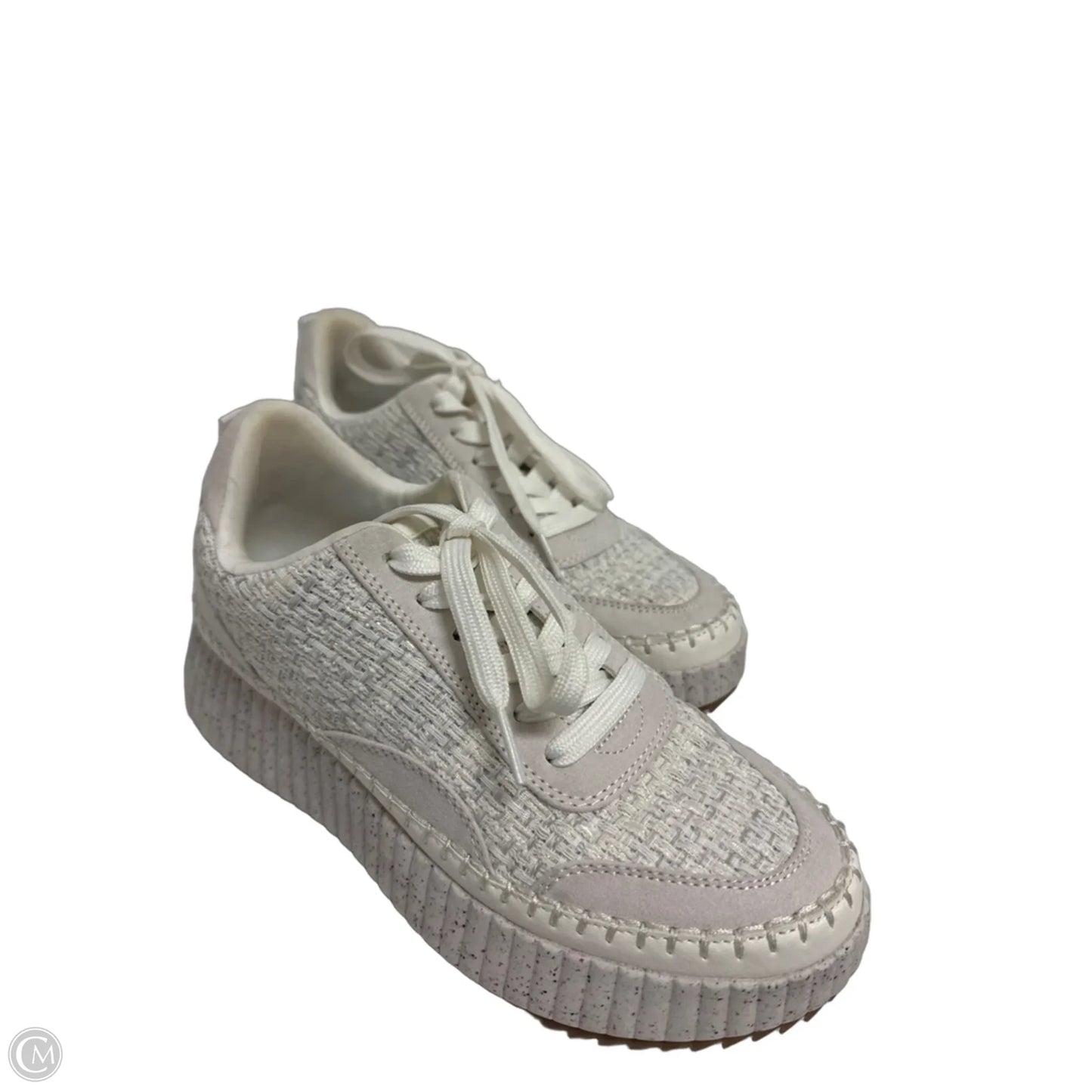 Shoes Sneakers By Universal Thread In Cream, Size: 7.5