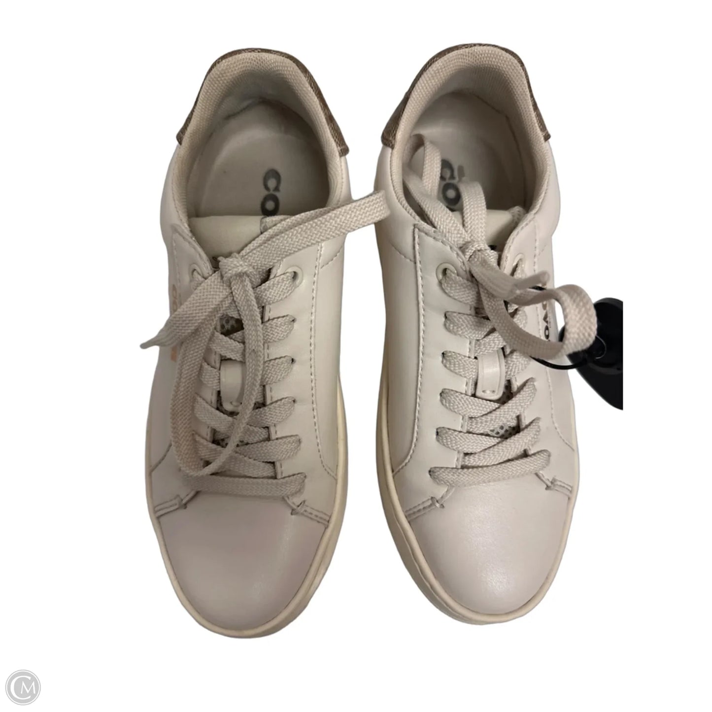Shoes Designer By Coach In Cream, Size: 5.5