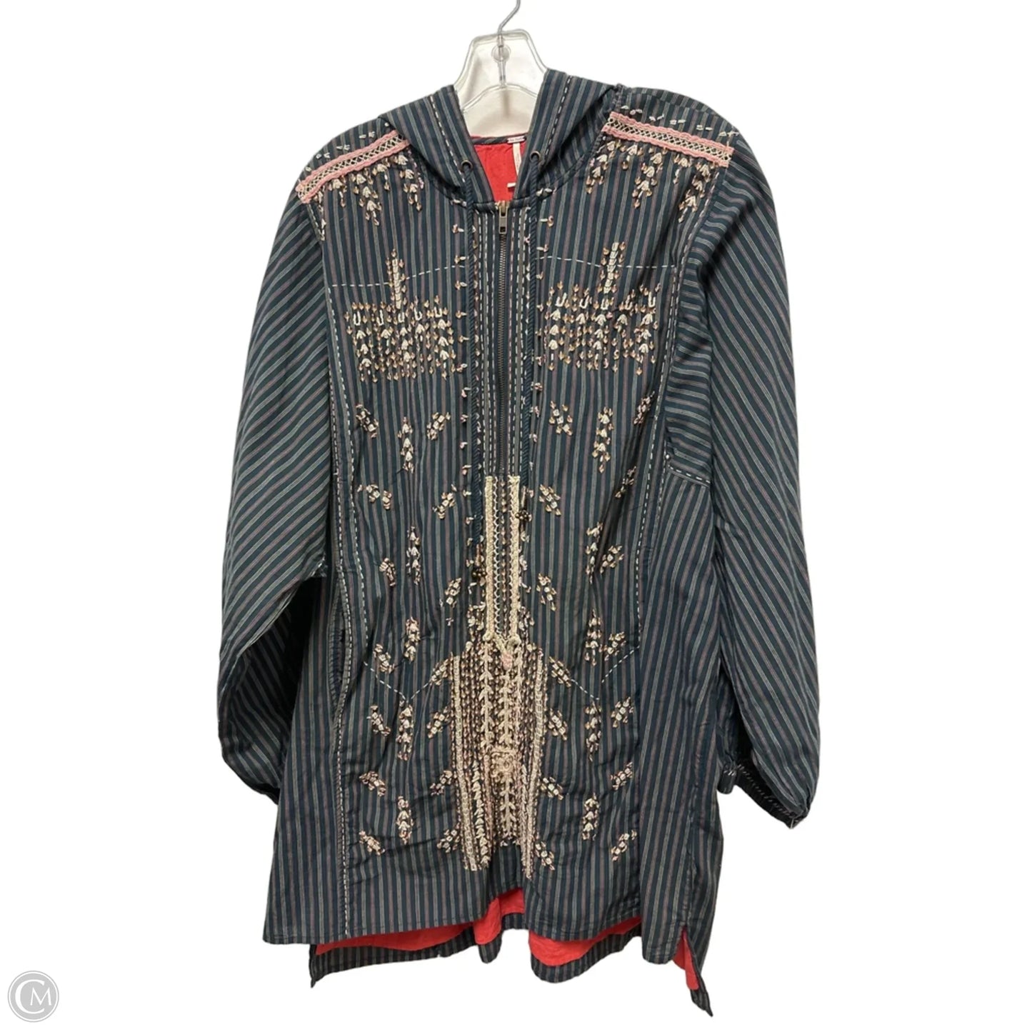 Tunic Long Sleeve By Free People In Navy, Size: L