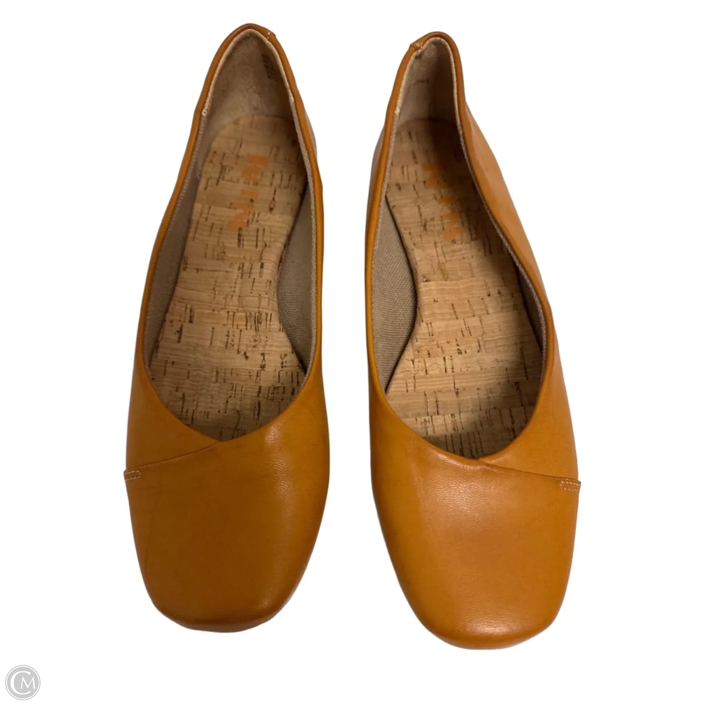 Shoes Flats By Korks In Yellow, Size: 8