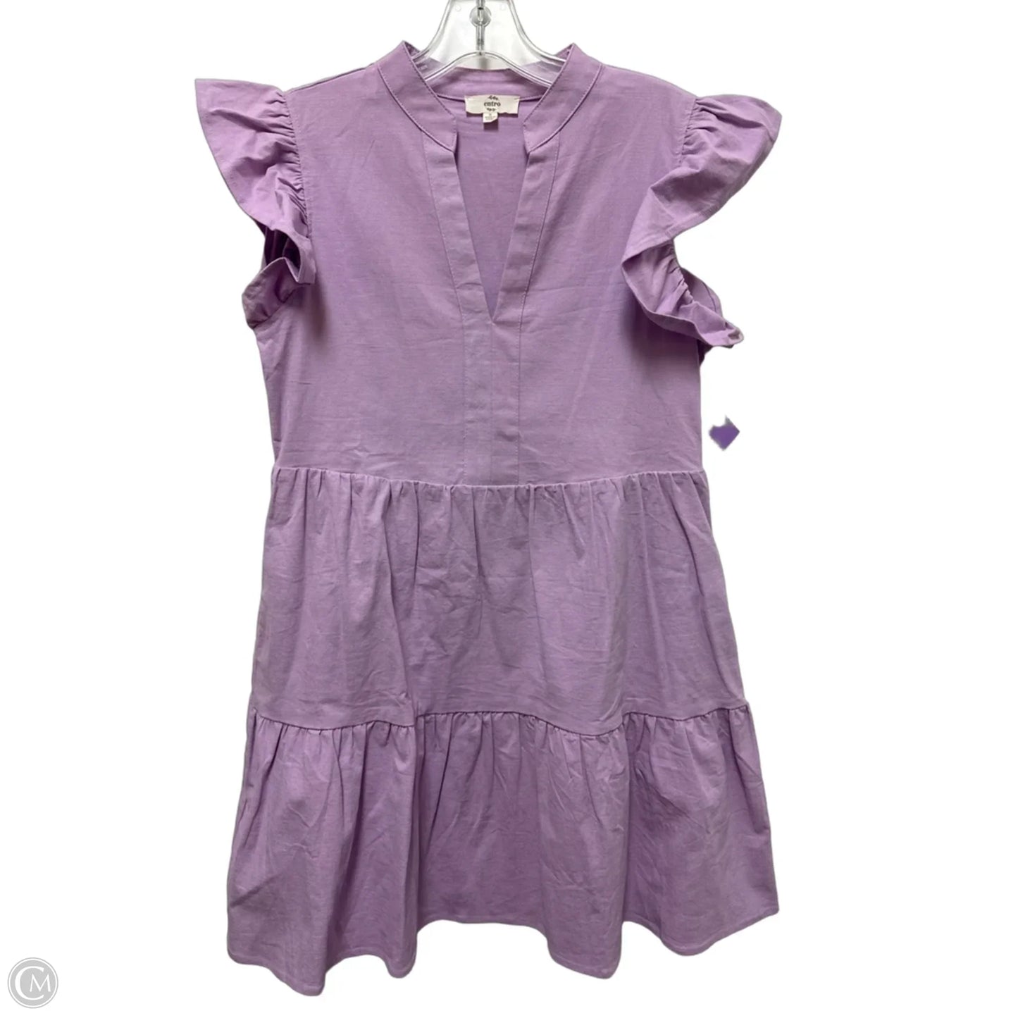 Dress Casual Midi By Entro In Purple, Size: S