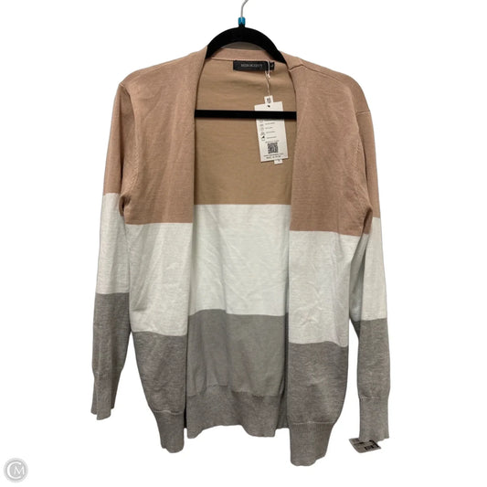 Sweater Cardigan By Merokeety In Tan, Size: L