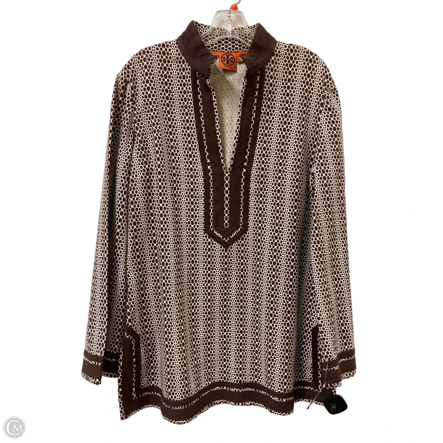 Dress Designer By Tory Burch In Brown, Size: L