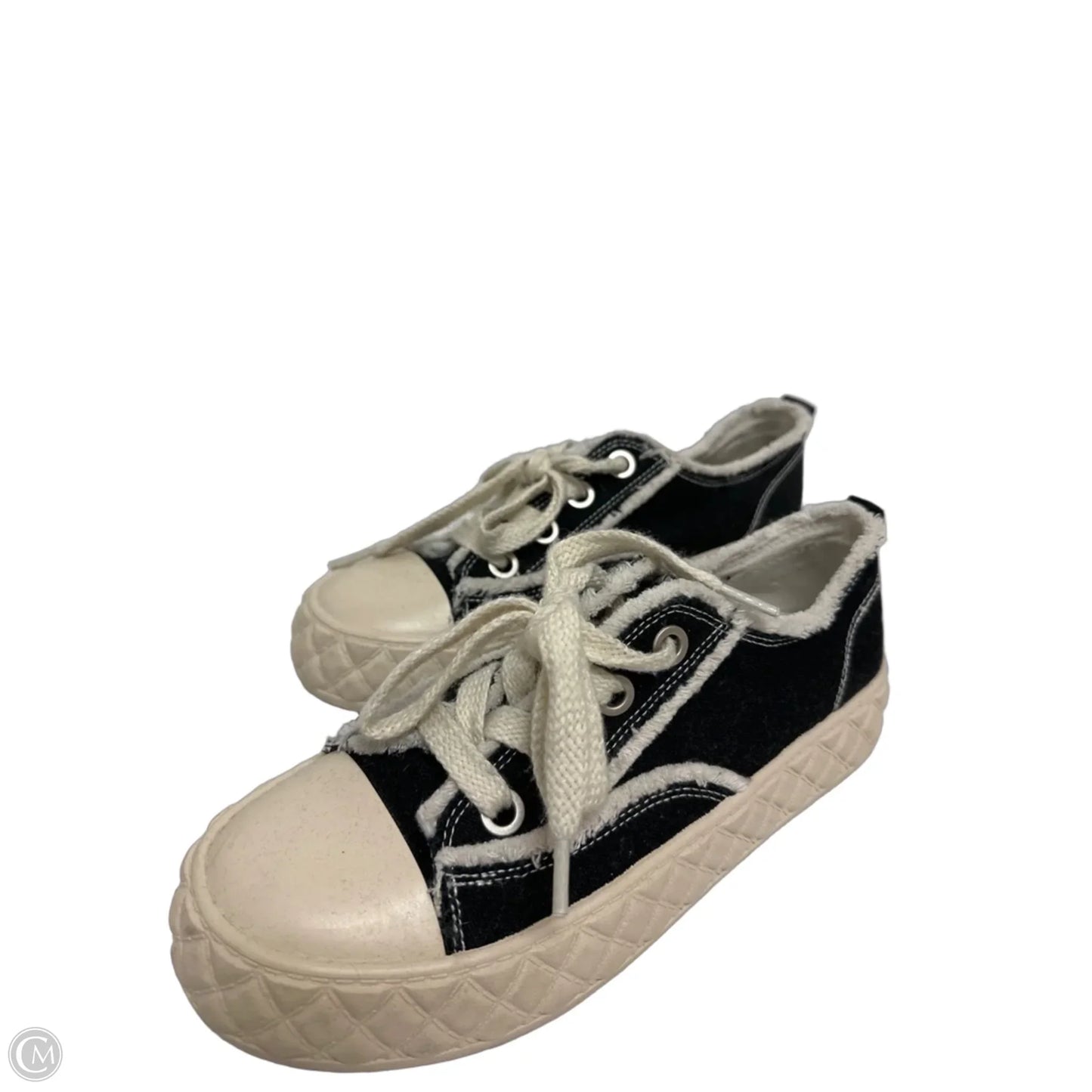Shoes Sneakers By Clothes Mentor In Black, Size: 8