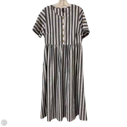 Dress Casual Maxi By Emery Rose In Grey, Size: L