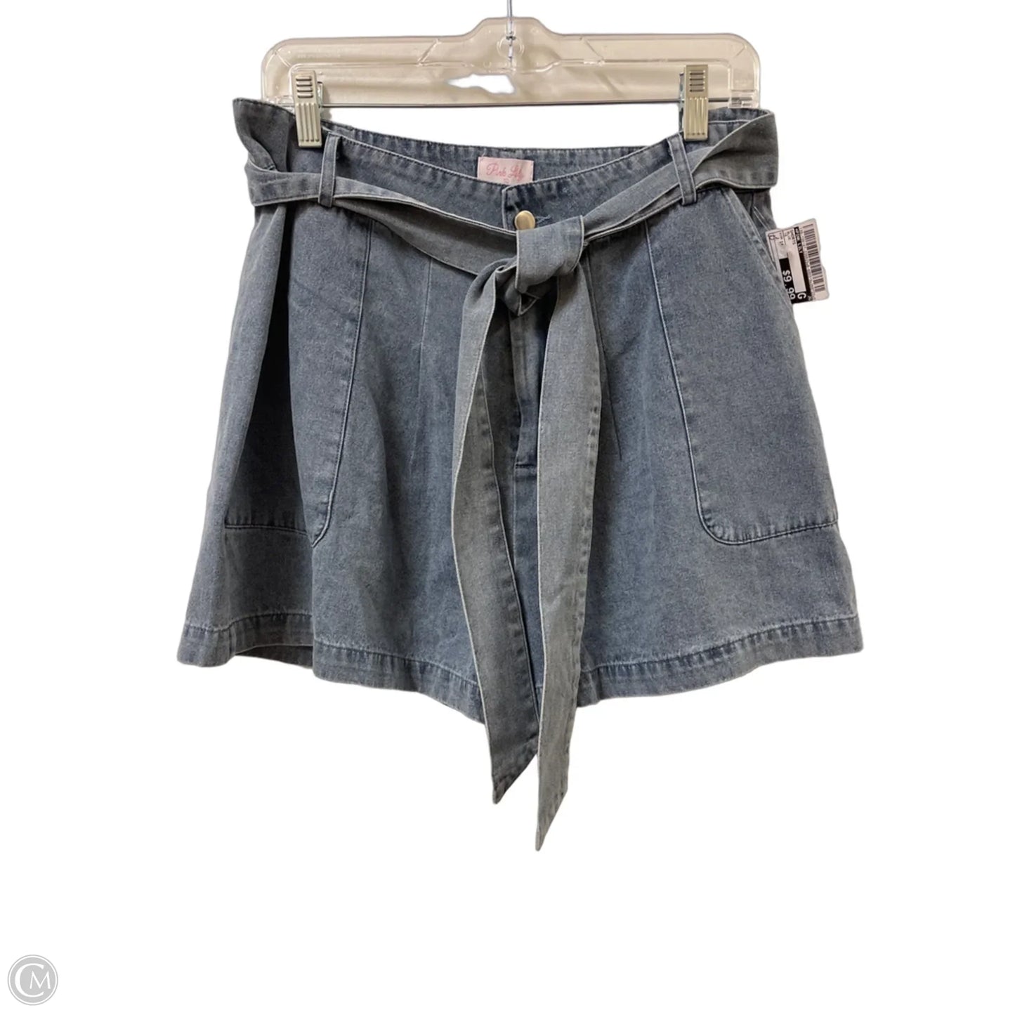 Shorts By Pink Lily In Blue, Size: 16