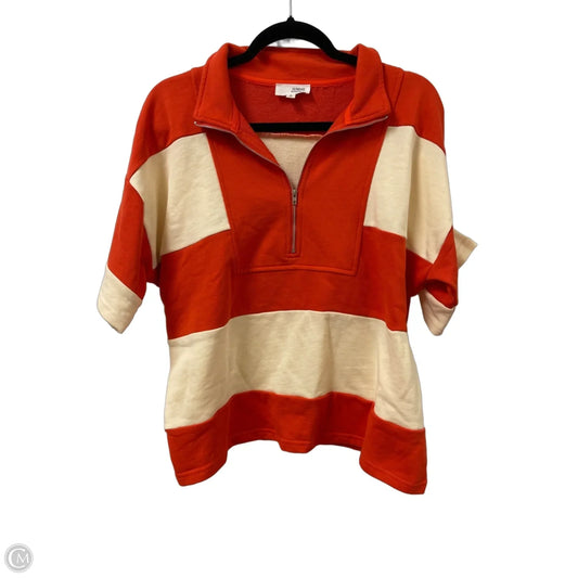 Sweater Short Sleeve By Clothes Mentor In Orange, Size: S
