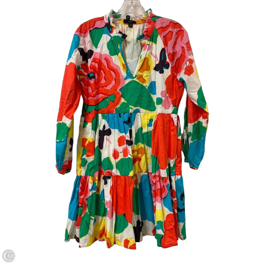 Dress Casual Midi By J. Crew In Multi-colored, Size: S