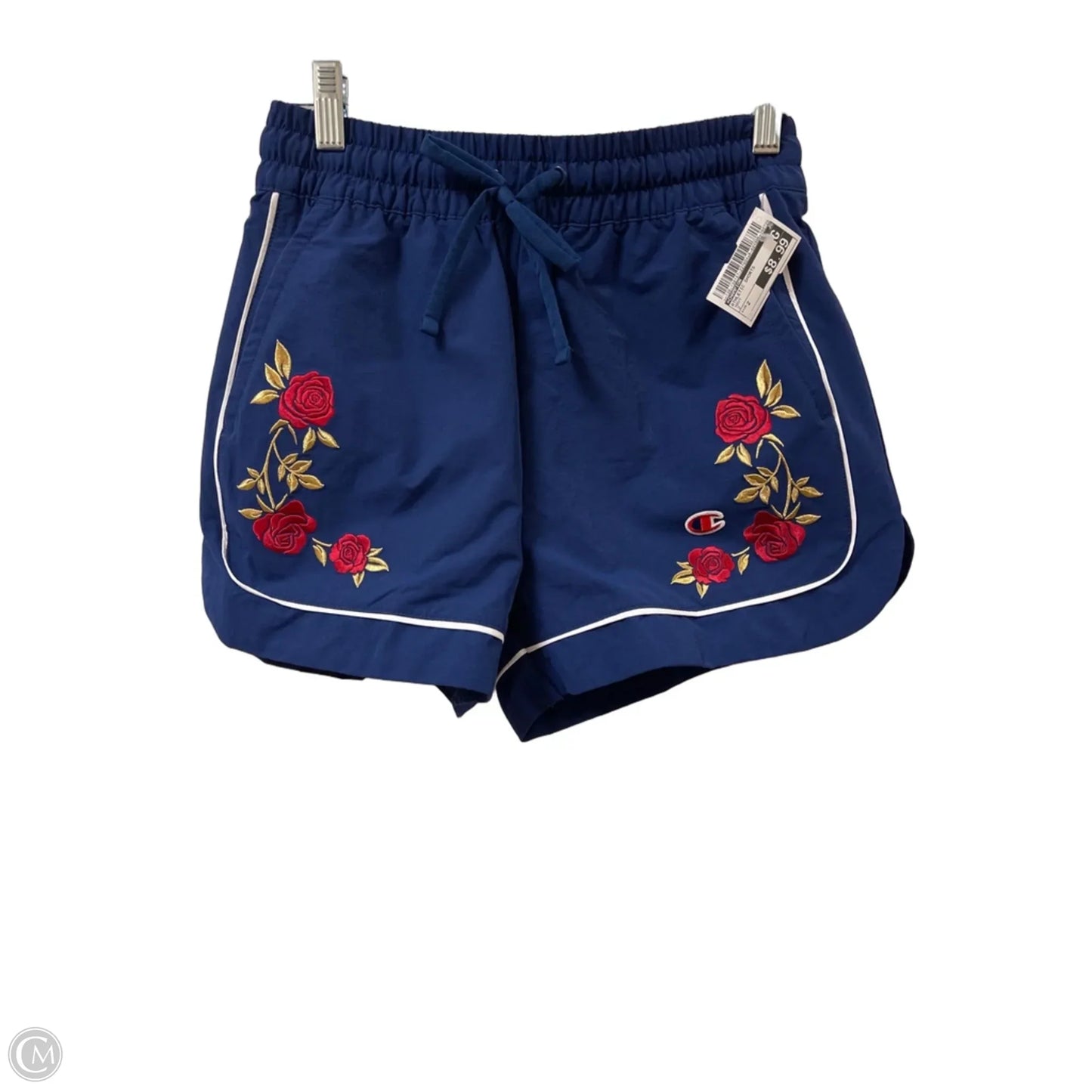 Athletic Shorts By Champion In Navy, Size: 2