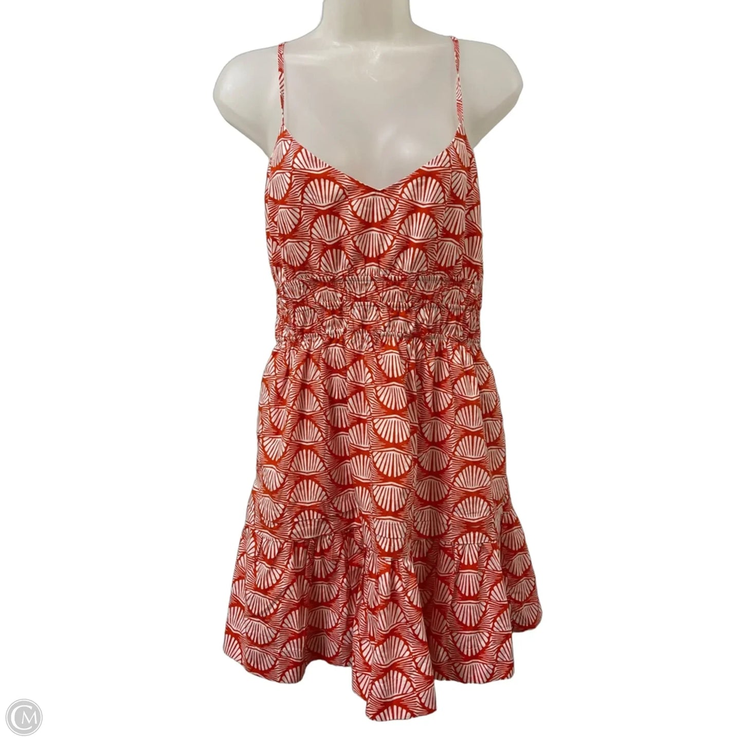 Dress Casual Short By Anthropologie In Orange, Size: S
