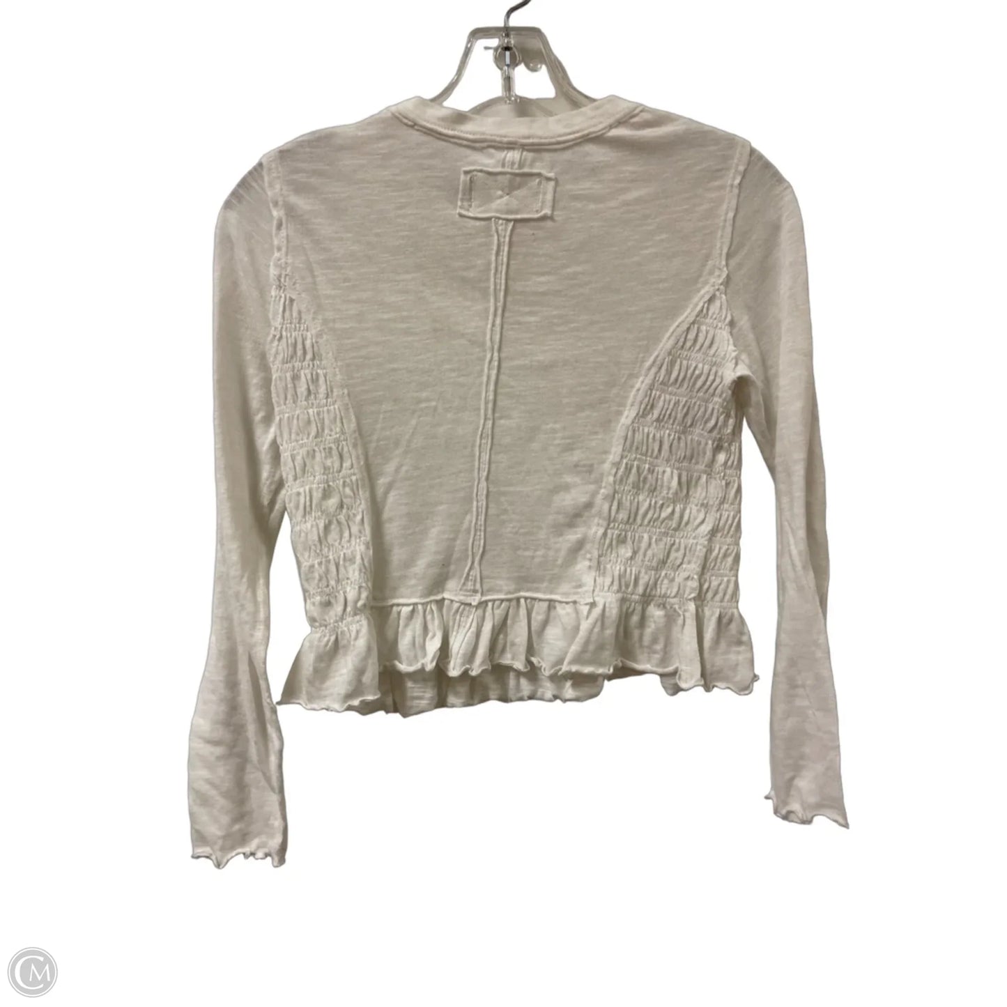 Top Long Sleeve By We The Free In White, Size: S