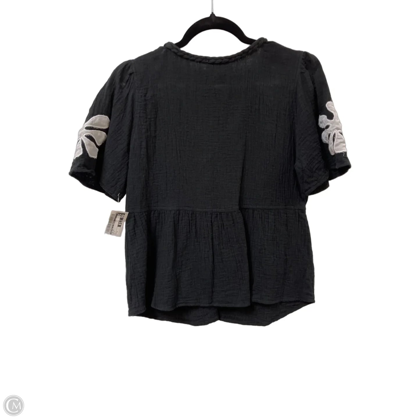 Top Short Sleeve By Calypso St Barth In Black, Size: S