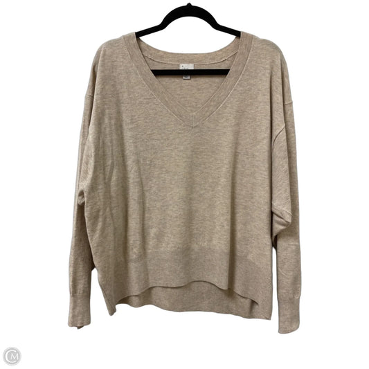 Sweater By A New Day In Tan, Size: Xl