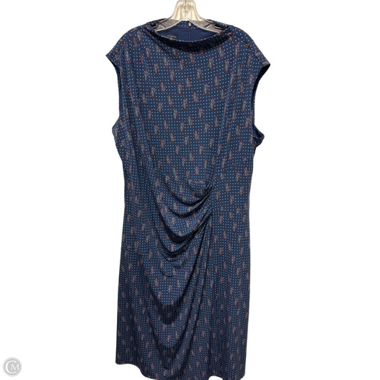 Dress Casual Maxi By Talbots In Blue, Size: 2x