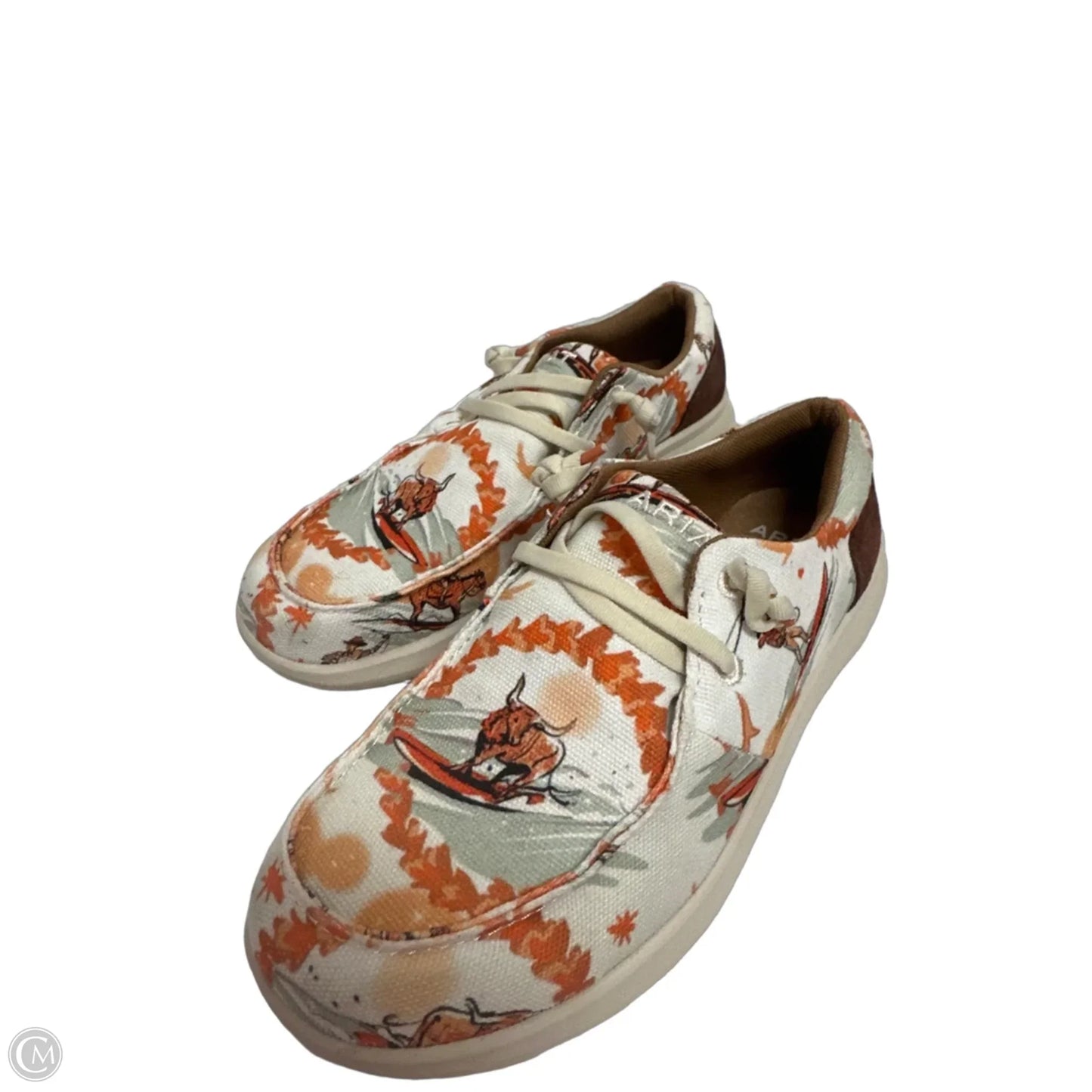 Shoes Flats By Ariat In Orange, Size: 8.5