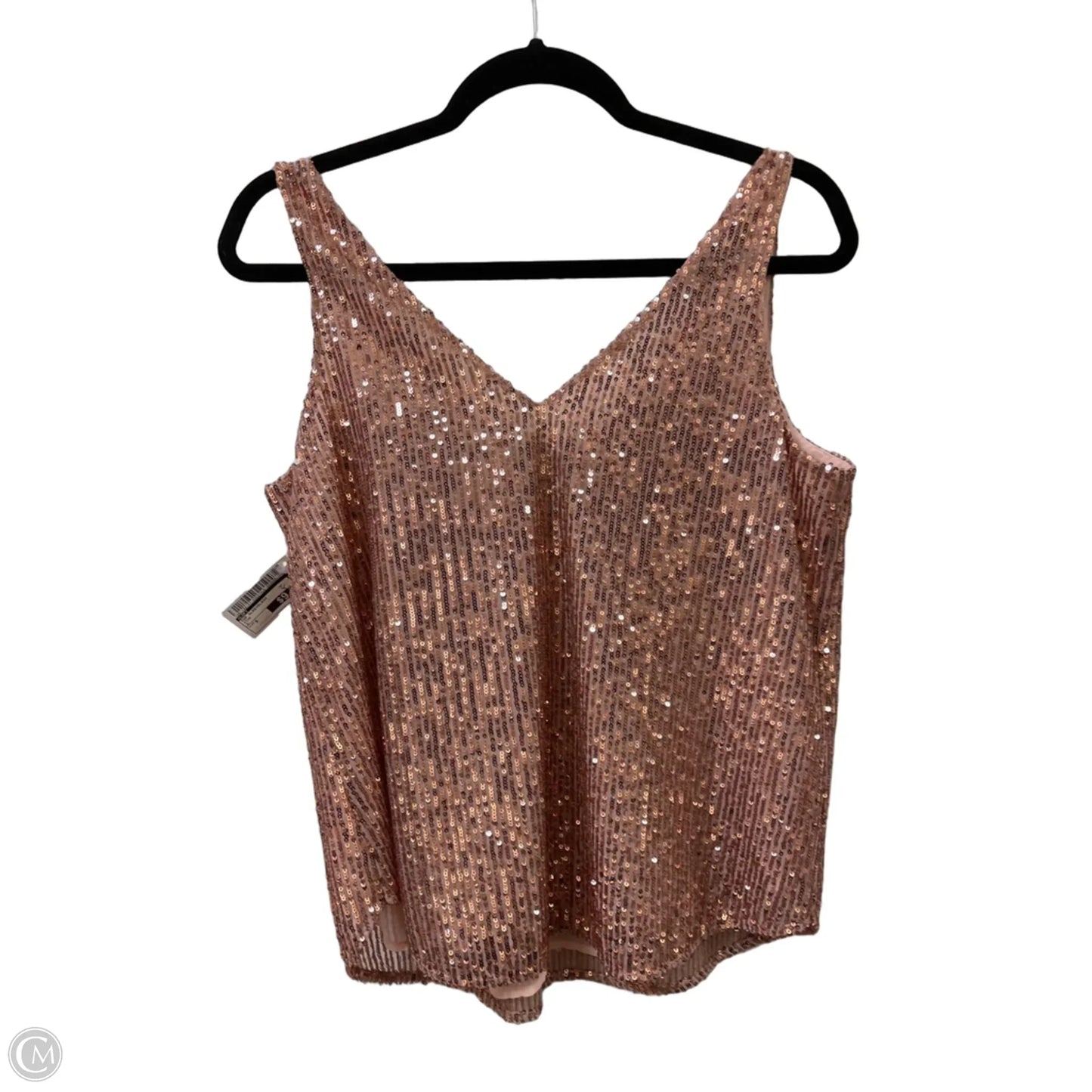 Top Sleeveless By Loft In Pink, Size: S
