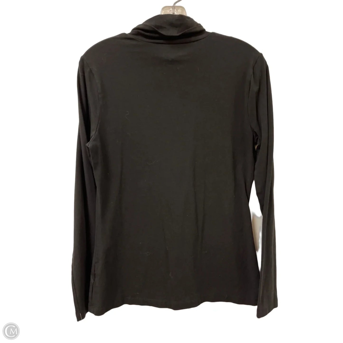 Top Long Sleeve By Time And Tru In Black, Size: M