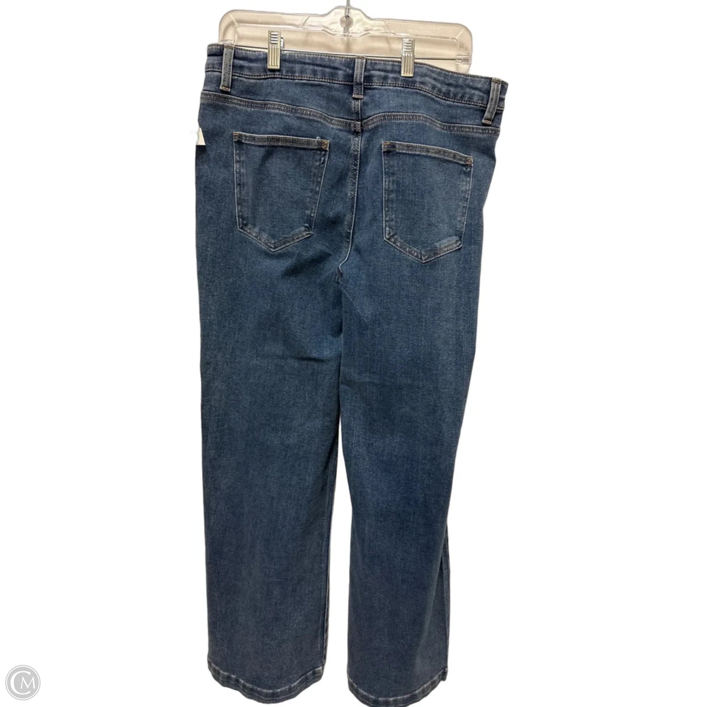Jeans Wide Leg By Cato In Blue Denim, Size: 14