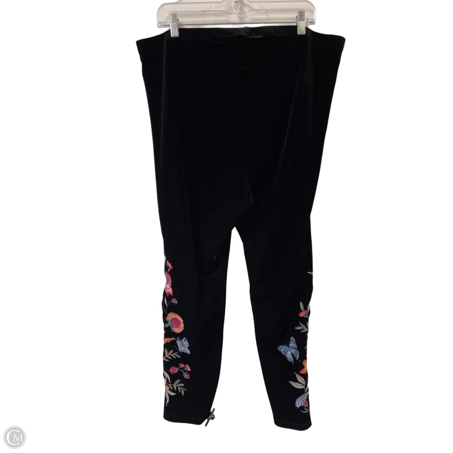 Pants Designer By Johnny Was In Black, Size: 18