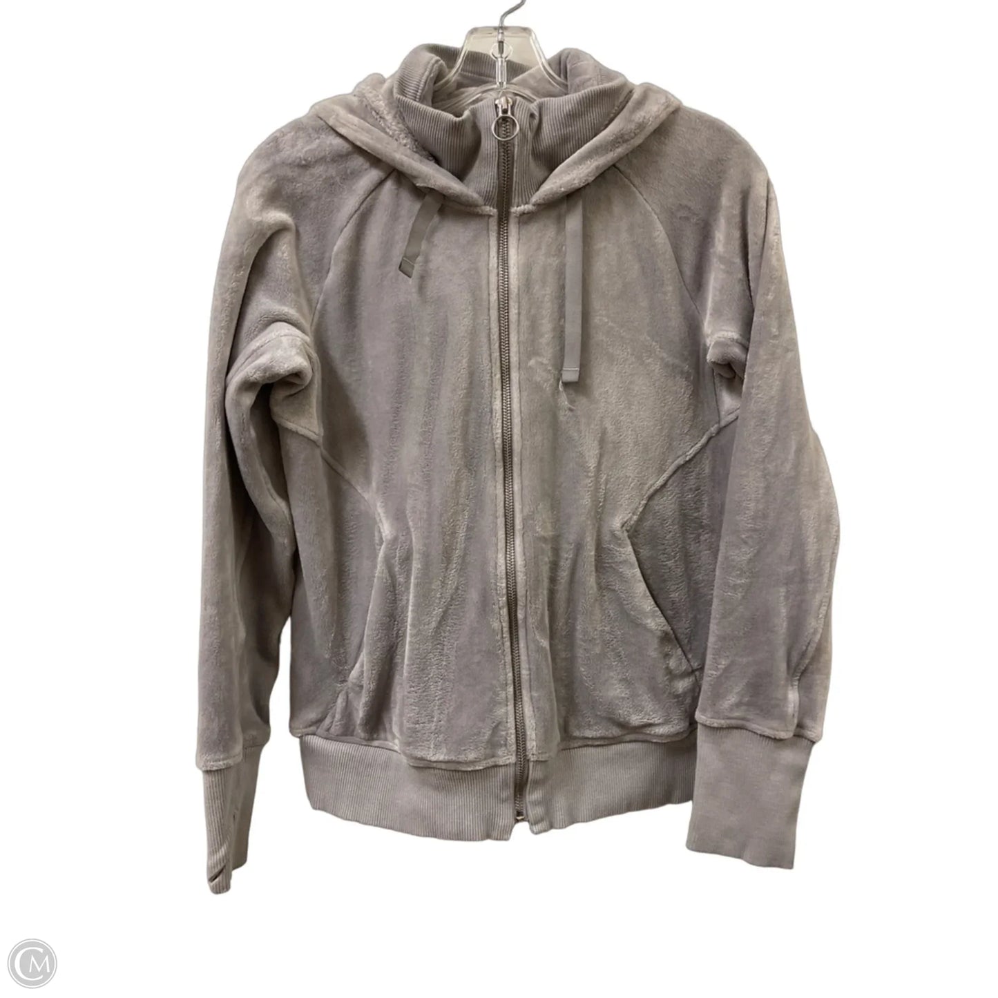 Athletic Jacket By Athleta In Grey, Size: S