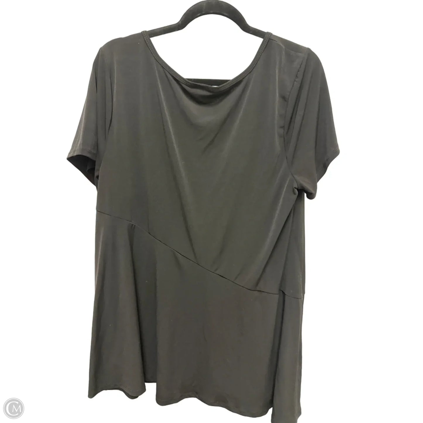 Top Short Sleeve By Torrid In Black, Size: 2x