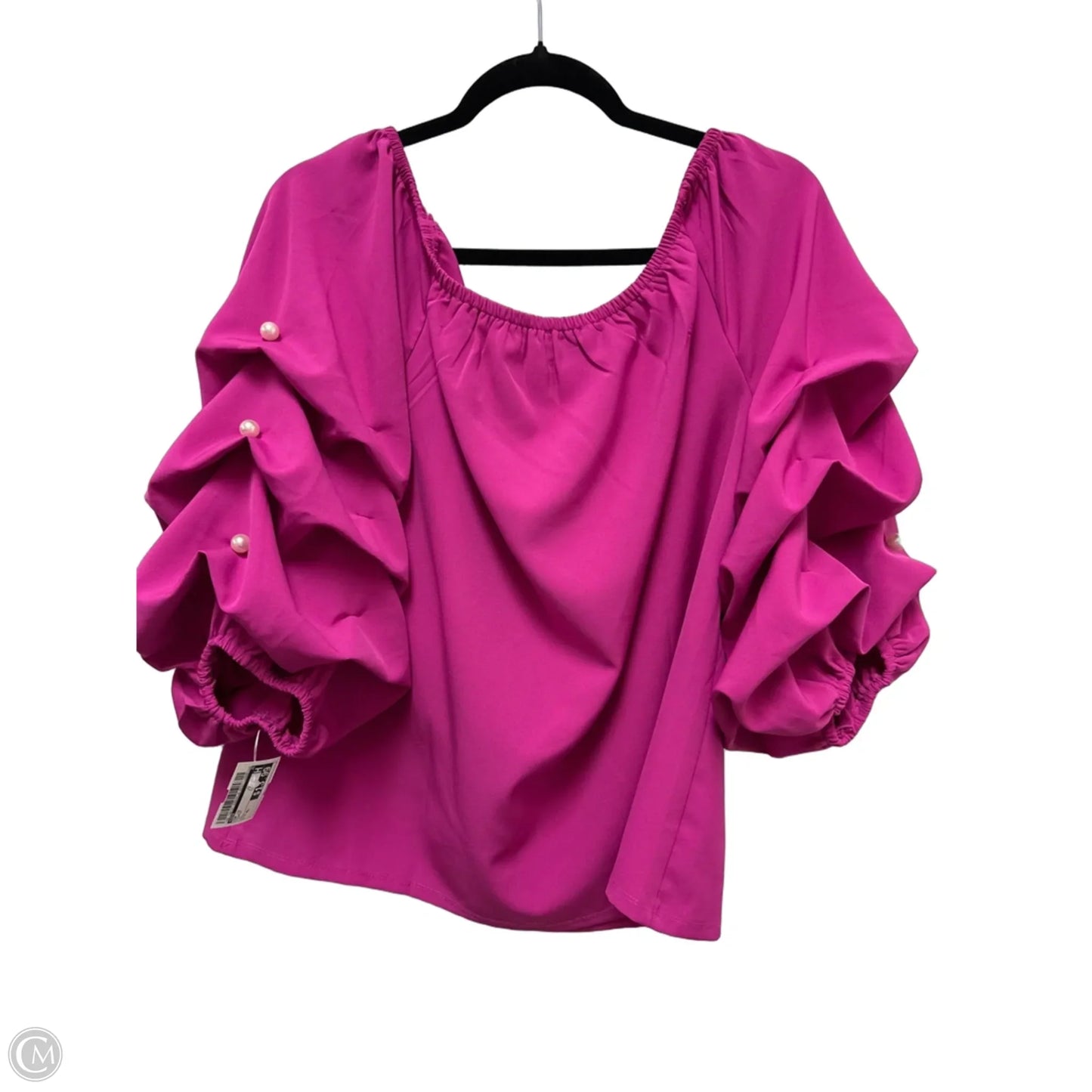 Top Long Sleeve By Cece In Purple, Size: Xl